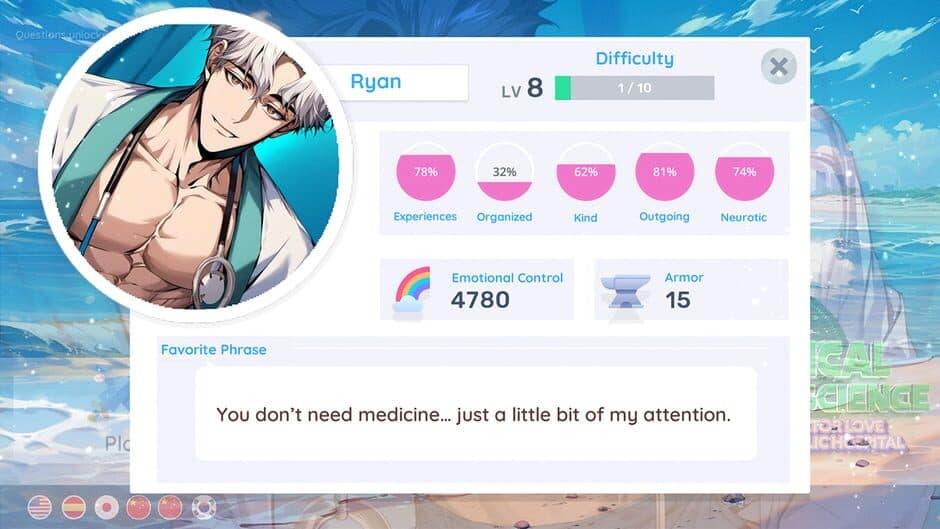 Скриншот 1 из Medical Lab Science: Anime Doctor Love in the Public Hospital