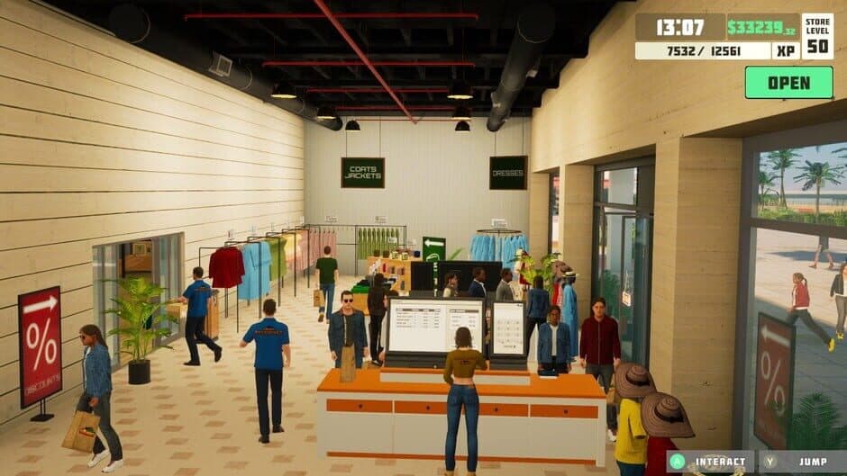 Скриншот 3 из SiMarket Cloth Store Simulator