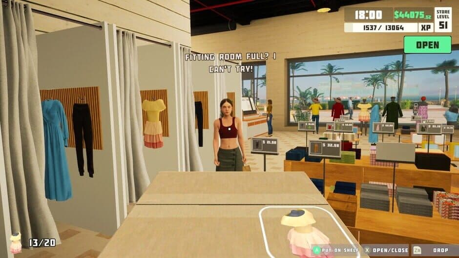 Скриншот 5 из SiMarket Cloth Store Simulator
