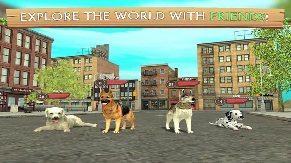 Скриншот 4 из Dog Sim Online: Build A Family