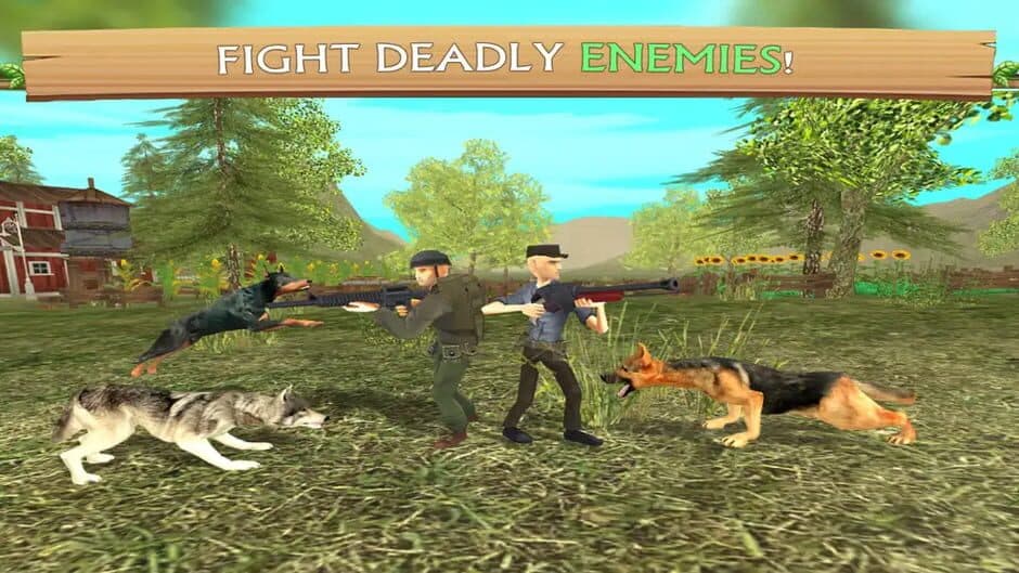 Скриншот 3 из Dog Sim Online: Build A Family
