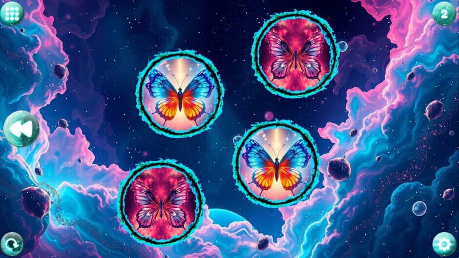 Скриншот 1 из Space Memory: Butterflies