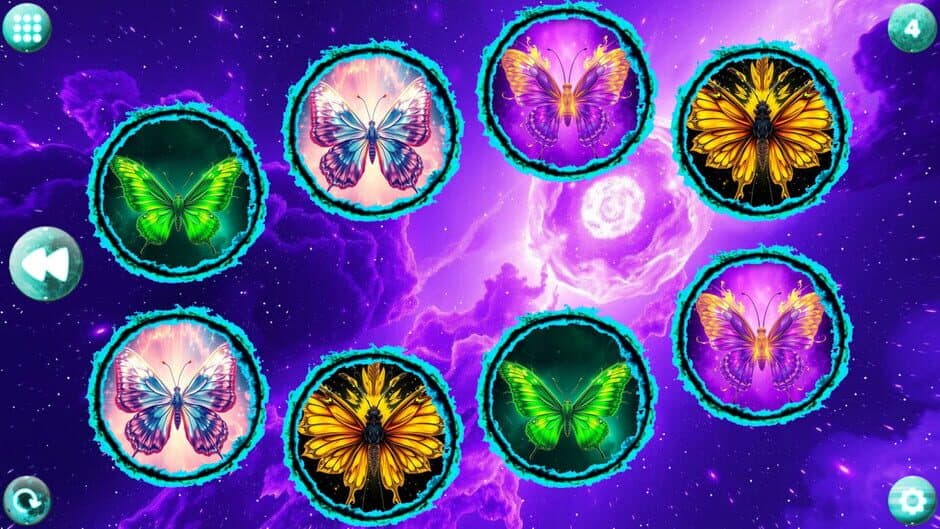 Скриншот 3 из Space Memory: Butterflies