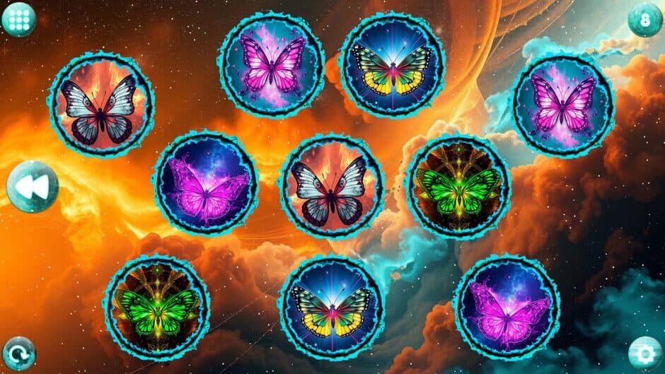 Скриншот 4 из Space Memory: Butterflies