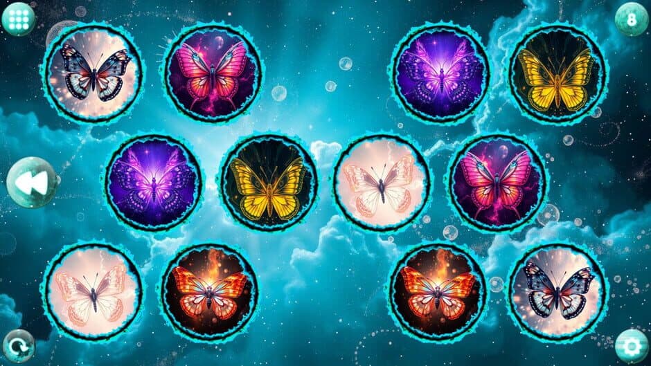 Скриншот 5 из Space Memory: Butterflies