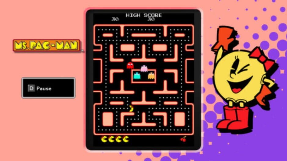Скриншот 1 из Pac-Man Museum: Ms. Pac-Man DLC