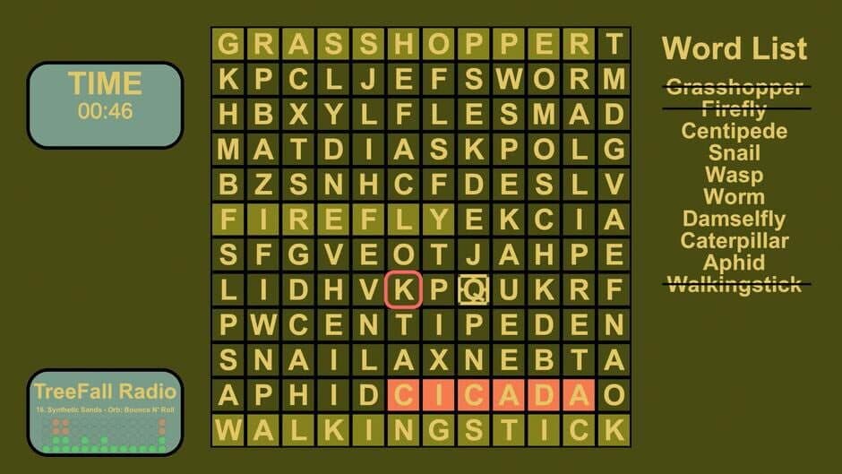 Скриншот 1 из 1-2-Fantastic Word Search!