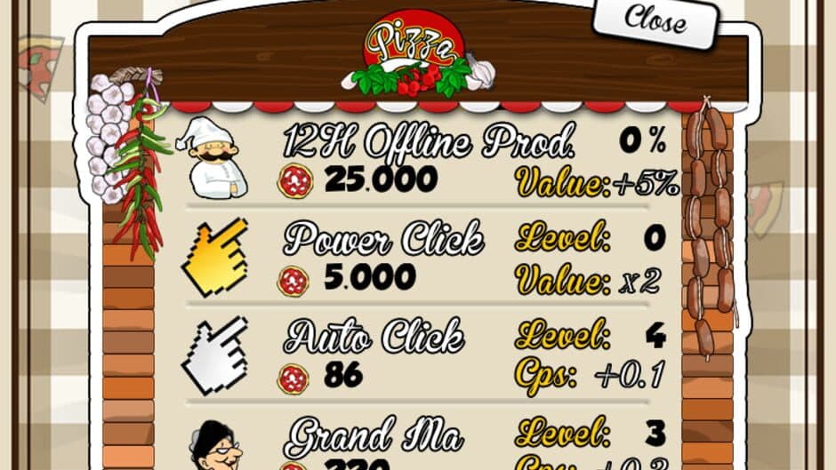 Скриншот 4 из Pizza Clickers