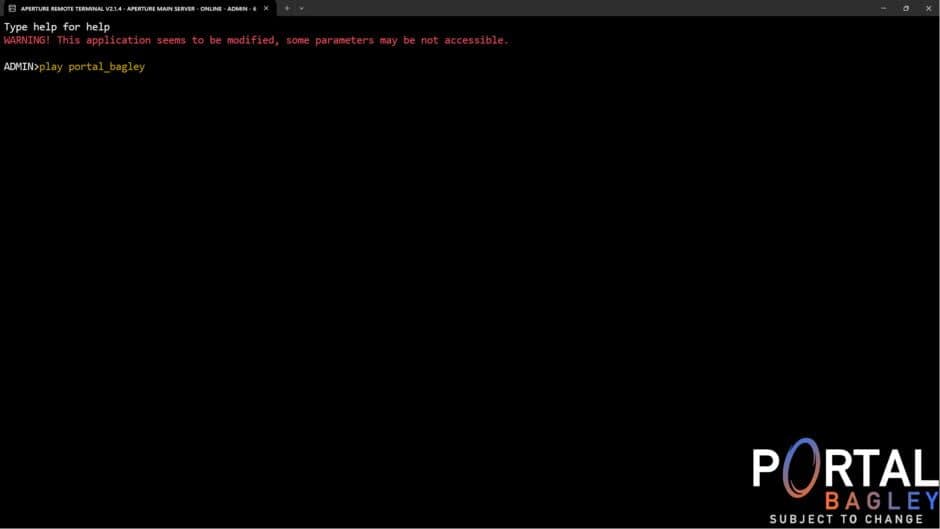 Скриншот 6 из Portal Bagley: Aperture Remote Terminal