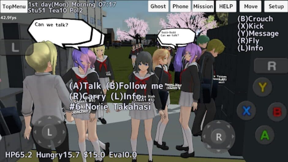 Скриншот 1 из School Girls Simulator