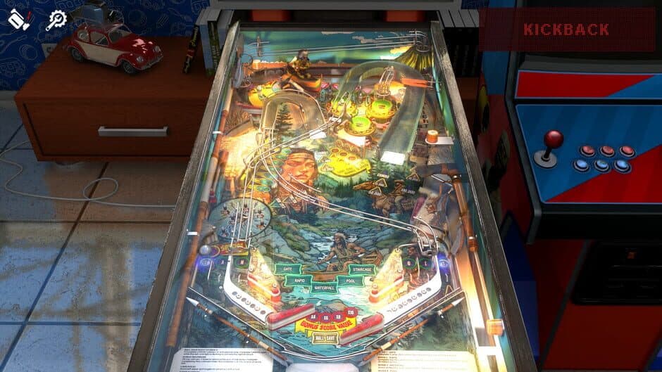 Скриншот 1 из Zaccaria Pinball: Shooting the Rapids - 2016 Table