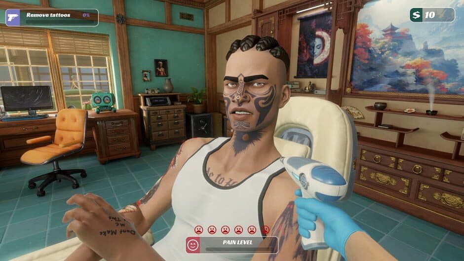 Скриншот 1 из Tattoo Removal Simulator