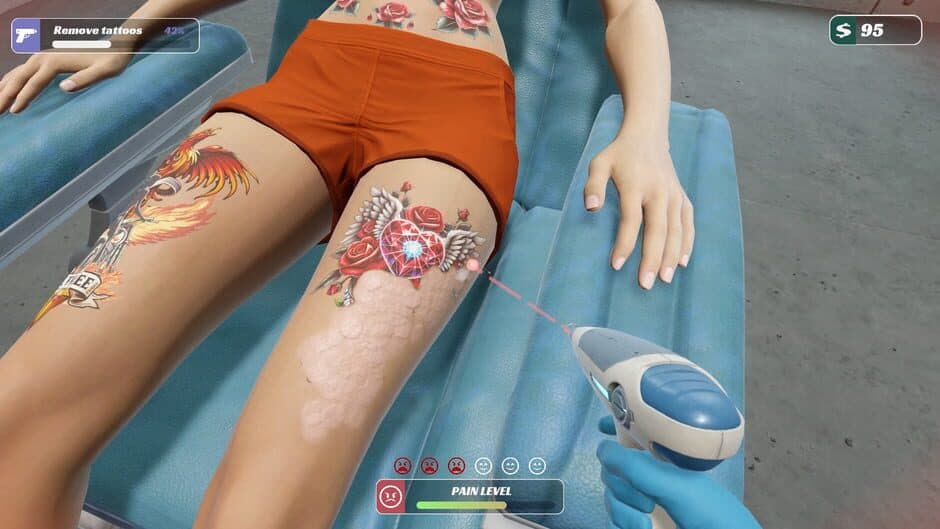 Скриншот 3 из Tattoo Removal Simulator