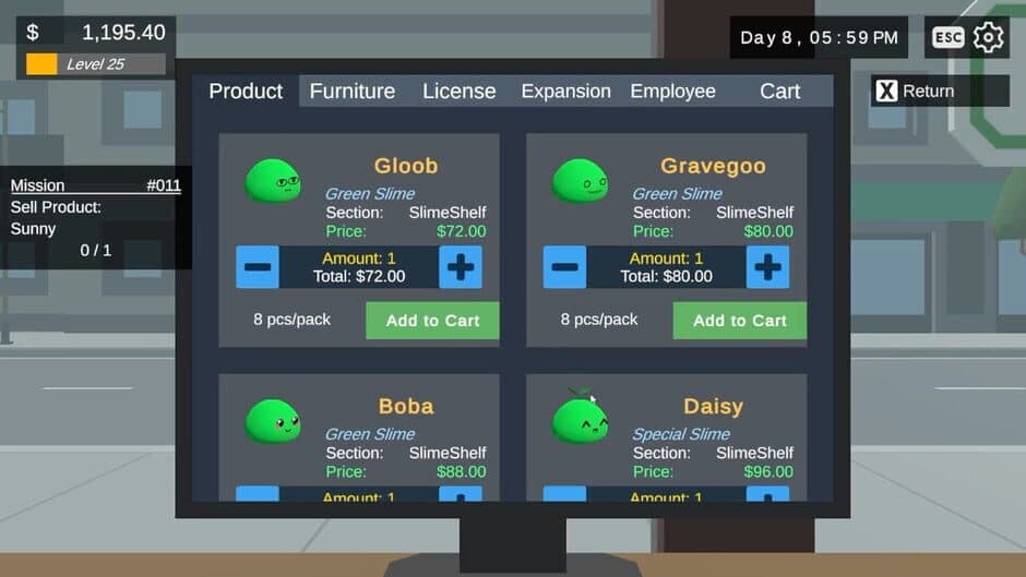 Скриншот 3 из Slime Store Simulator