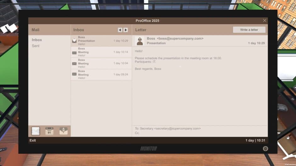 Скриншот 1 из Office Bot Simulator