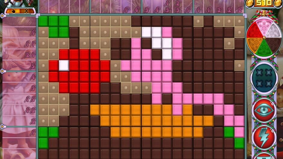 Скриншот 2 из Rainbow Mosaics 10: Christmas Helper