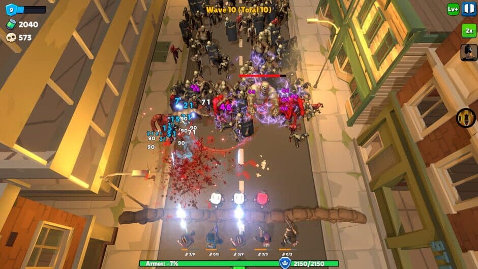 Скриншот 6 из Idle Zombie Wave: Survivors