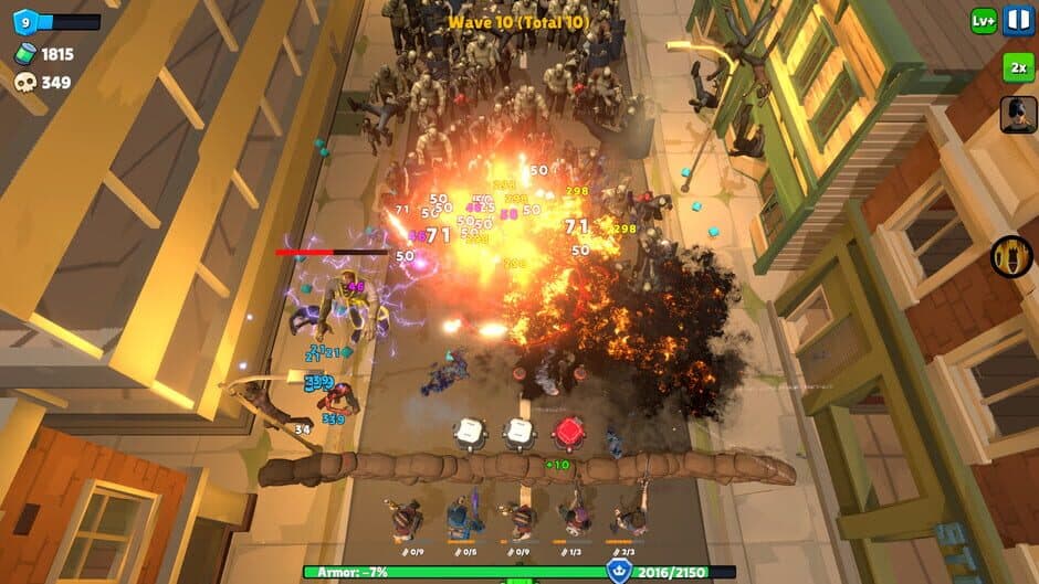 Скриншот 7 из Idle Zombie Wave: Survivors