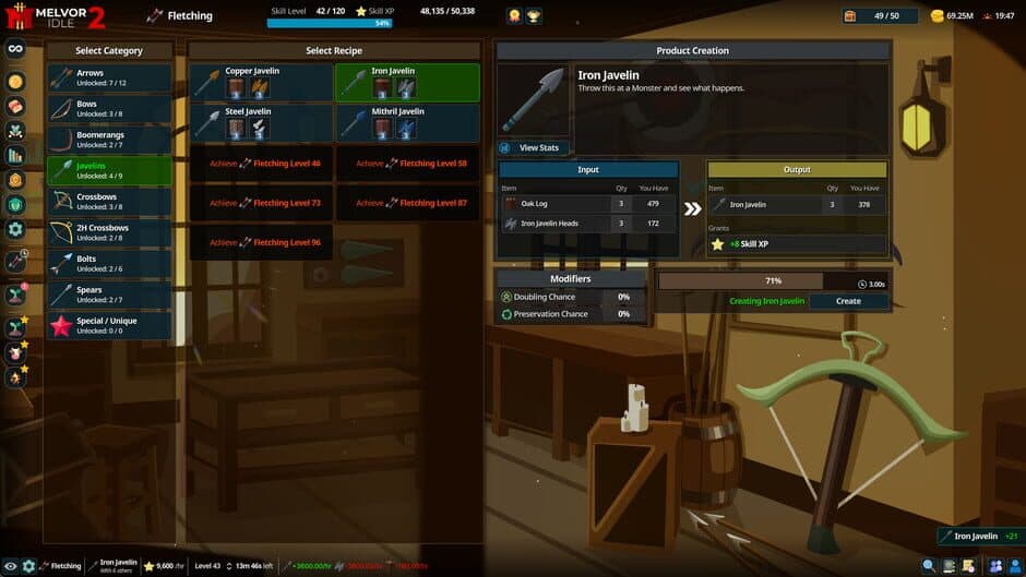 Скриншот 3 из Melvor Idle 2