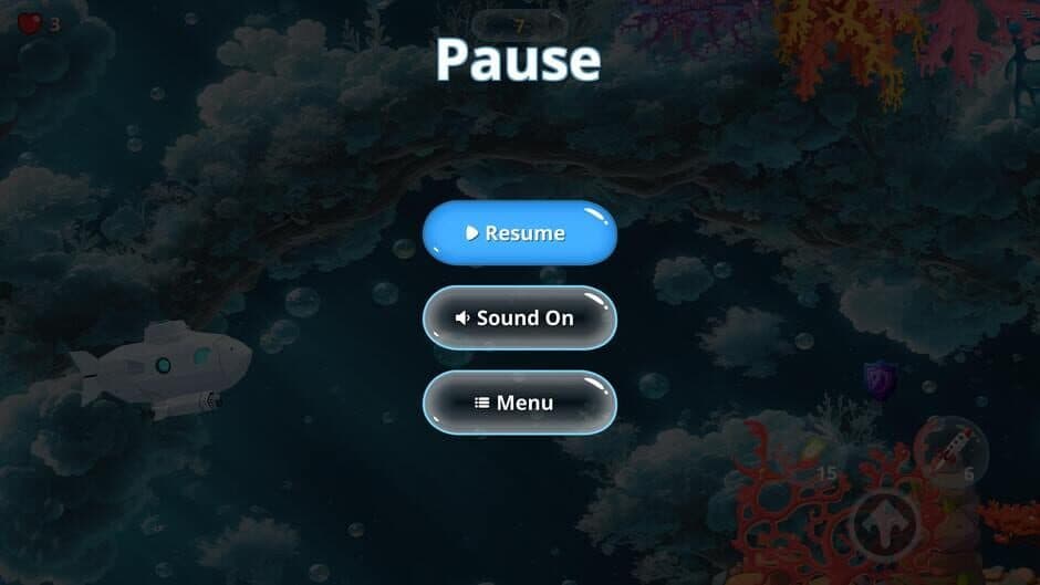 Скриншот 1 из Underwater Submarine Rush