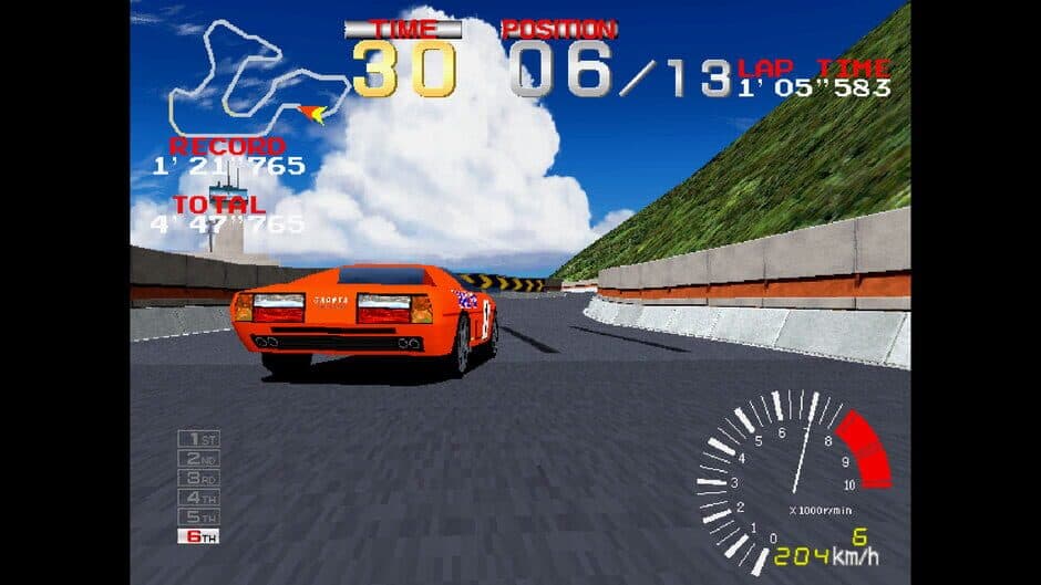 Скриншот 6 из Arcade Archives 2: Ridge Racer