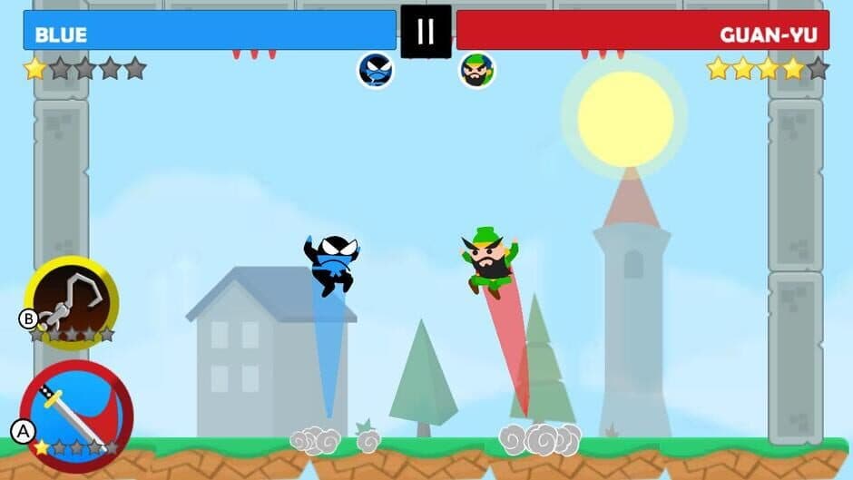 Скриншот 2 из Jumping Ninja Battle