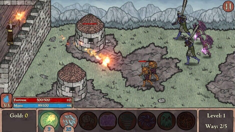 Скриншот 1 из Wizard's Fortress: Tower Defense