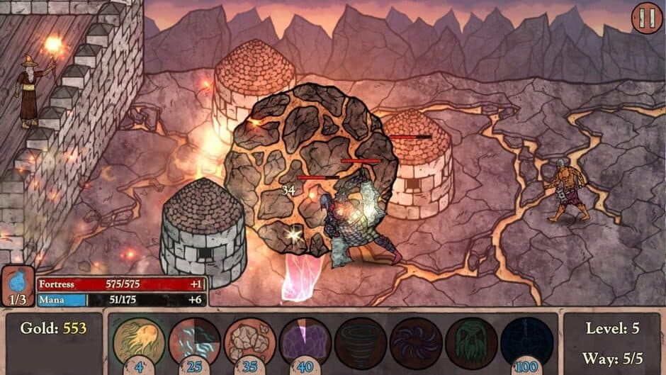 Скриншот 2 из Wizard's Fortress: Tower Defense