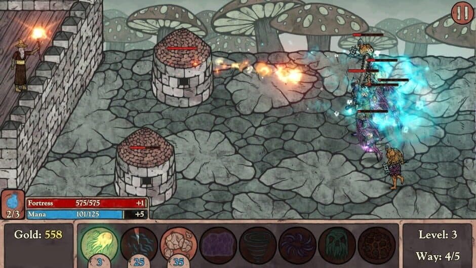 Скриншот 3 из Wizard's Fortress: Tower Defense