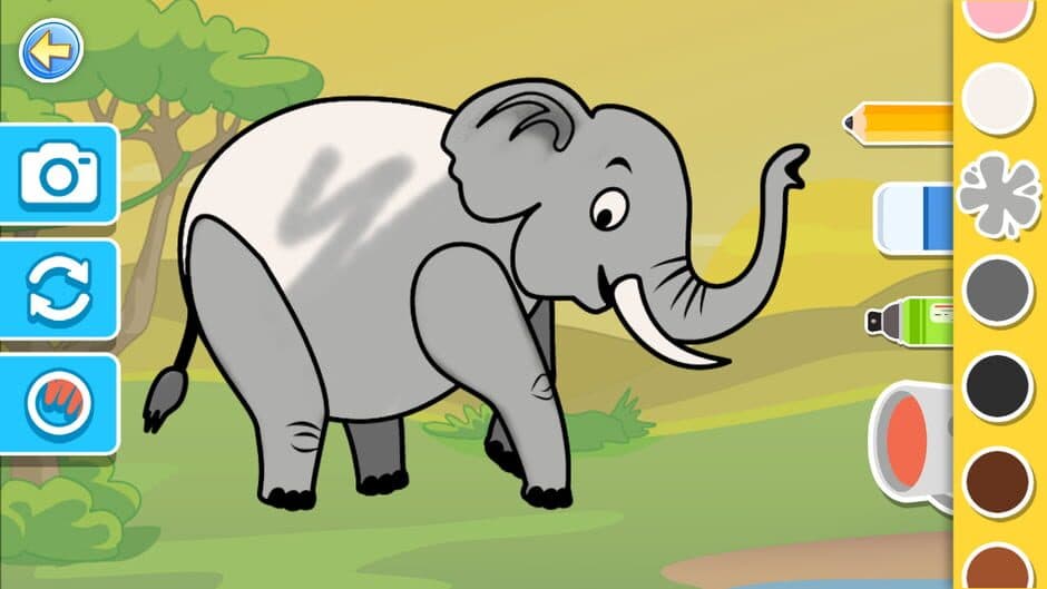 Скриншот 2 из Puzzles & Colors: Games for Kids - Savanna Animals