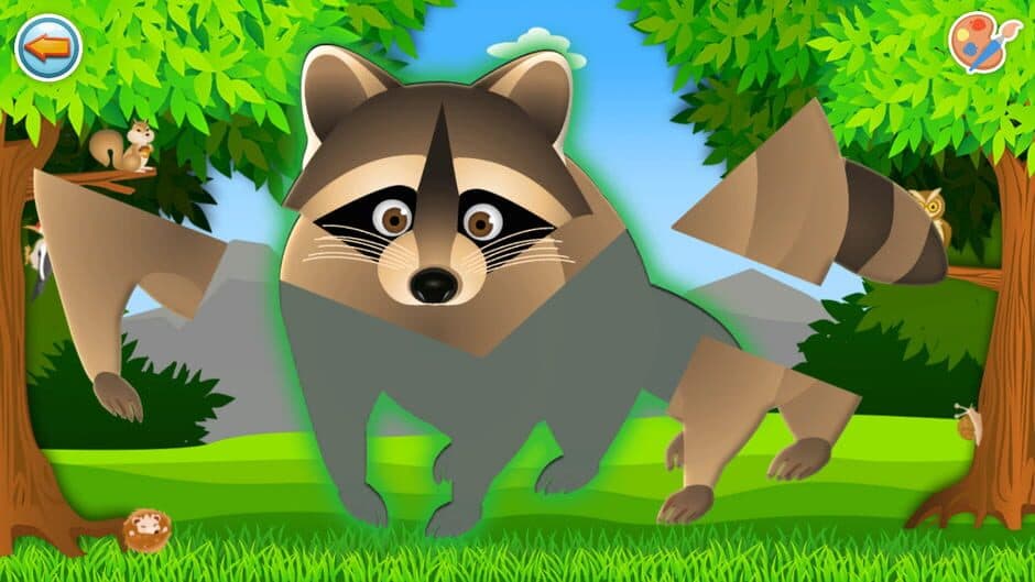 Скриншот 3 из Puzzles & Colors: Games for Kids - Savanna Animals