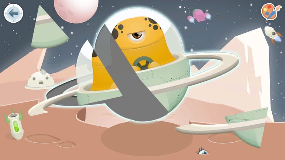 Скриншот 2 из Puzzles & Colors: Games for Kids - Space