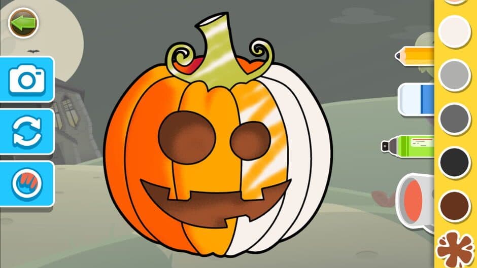 Скриншот 2 из Puzzles & Colors: Games for Kids - Halloween