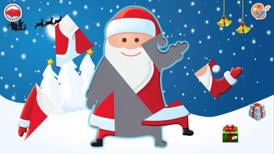 Скриншот 1 из Puzzles & Colors: Games for Kids - Christmas