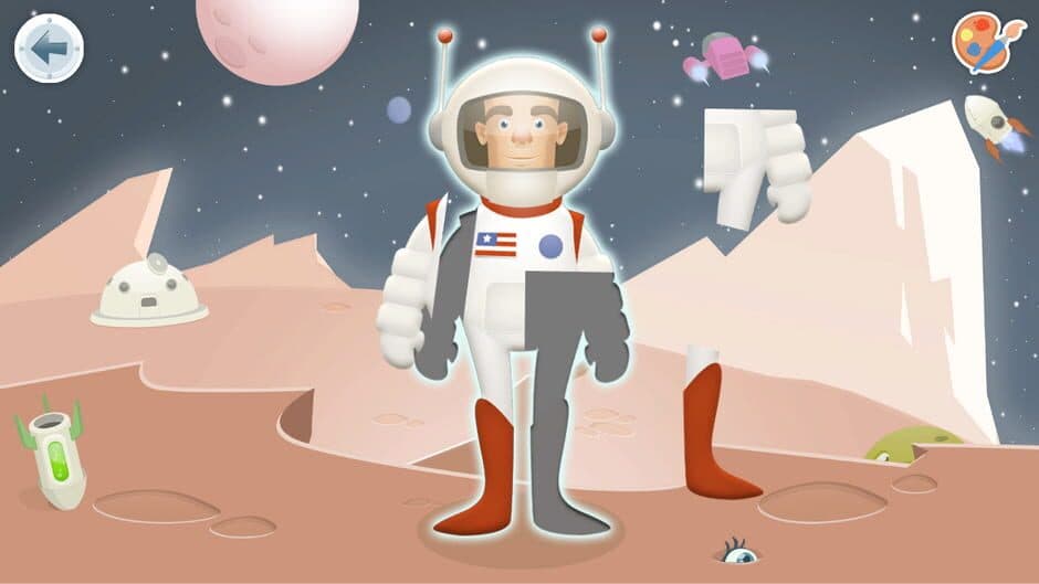Скриншот 1 из Puzzles & Colors: Games for Kids - Space