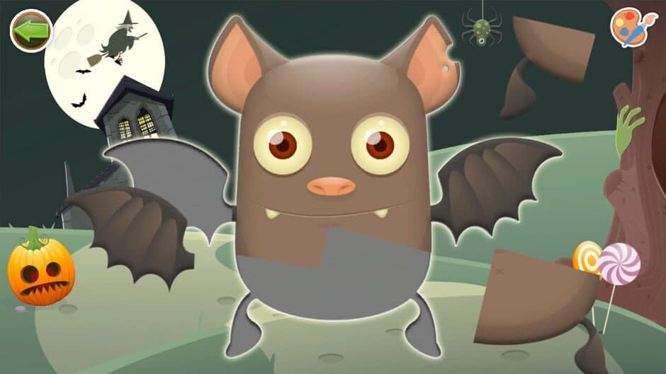 Скриншот 3 из Puzzles & Colors: Games for Kids - Halloween