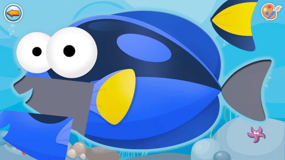 Скриншот 6 из Puzzles & Colors: Games for Kids - Sea Animals
