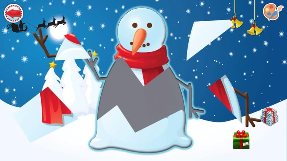 Скриншот 3 из Puzzles & Colors: Games for Kids - Christmas