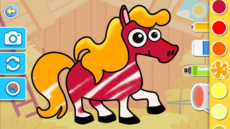 Скриншот 4 из Puzzles & Colors: Games for Kids - Farm Animals