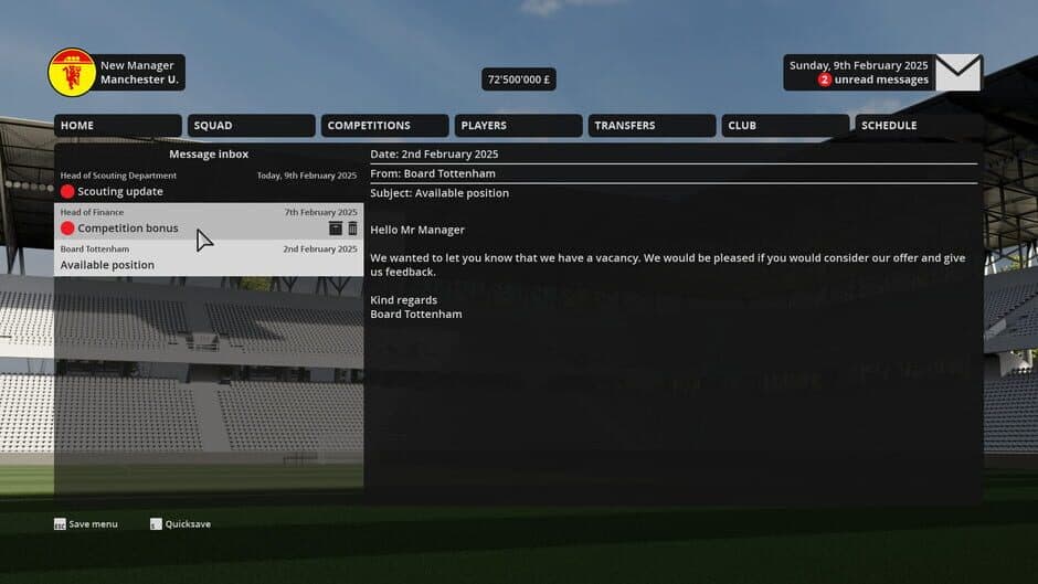 Скриншот 2 из Football Career Mode 26