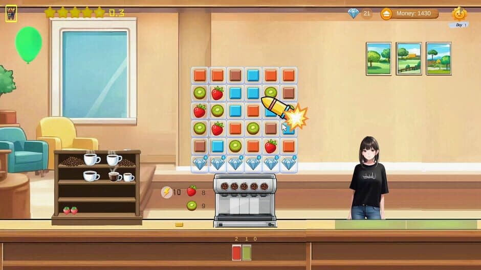 Скриншот 3 из Match-3 Juice Bar