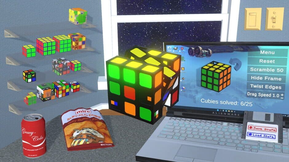 Скриншот 2 из Glow Cubes