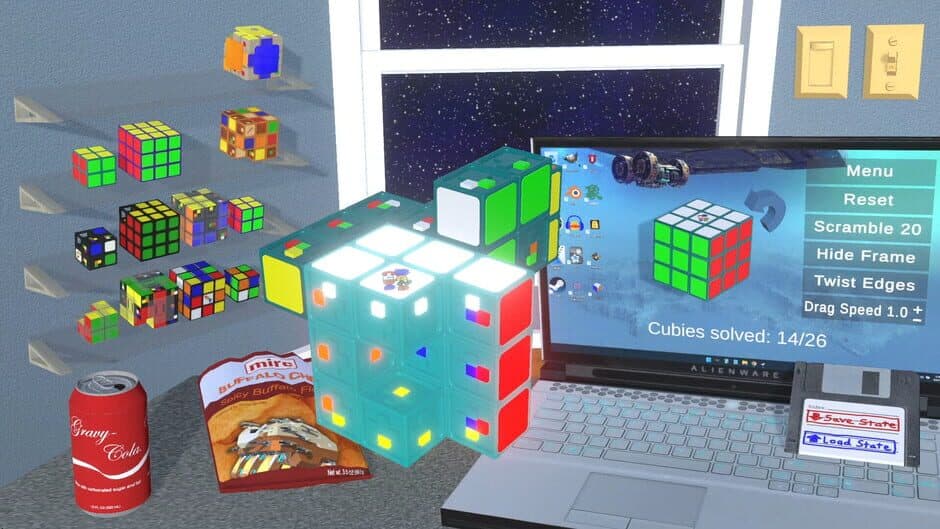 Скриншот 1 из Glow Cubes