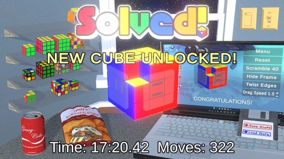 Скриншот 4 из Glow Cubes