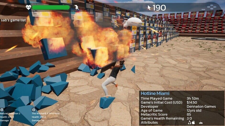 Скриншот 4 из Game Quest: The Backlog Battler