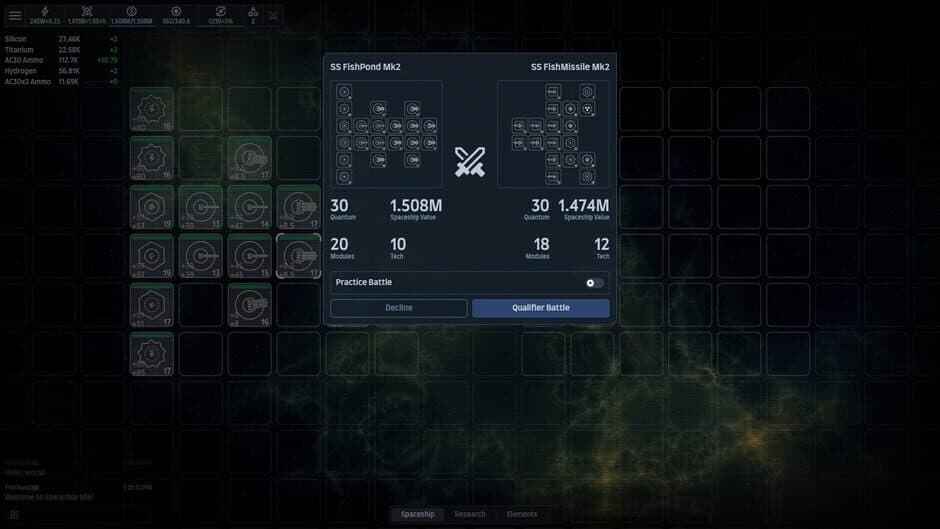 Скриншот 3 из Spaceship Idle: Design, Build, Explore & Battle