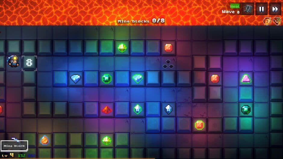 Скриншот 2 из Gem Miner TD
