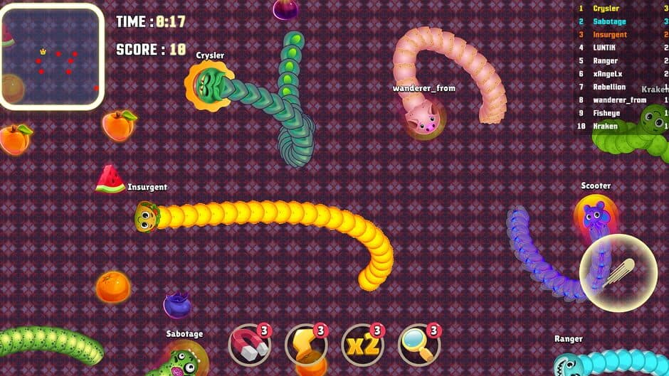 Скриншот 2 из WormZone: Snake Drift
