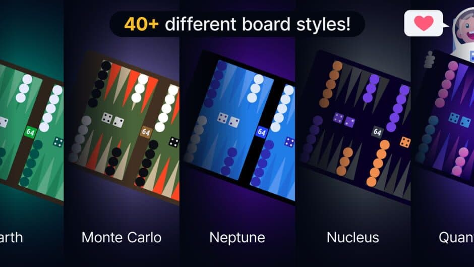 Скриншот 2 из Backgammon Galaxy