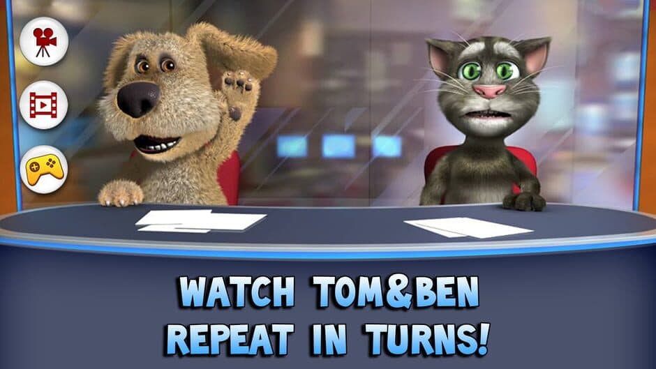 Скриншот 1 из Talking Tom & Ben News